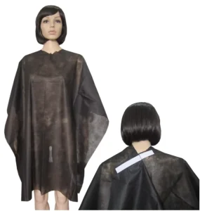 Non Woven Hairdresser Shampoo Capes Salon Hair Dyeing Disposable Capes for Hair Cutting