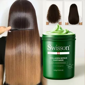Nourishing Collagen Vegan Herbal Hair Mask Shine Softness Color Safe Treatment Hair Mask for Dry Hair Care