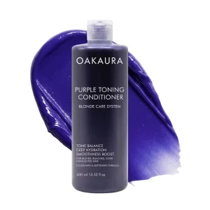 OAKAURA Salon Grade Purple Conditioner for Blonde Gray Hair Semi Permanent Hair Dye Purple Conditioner for Silver Color