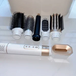 OEM 6 in 1 Salon Hair Dryer 1200W Fast Shipping Hot Cold Air Anti Frizz Styling Tool for Women & Girls Daily Use Hotel Ready