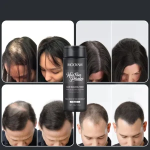 OEM Black 30g Manufacturer Organic Hair Loss Enhance Hair Growth Building Fiber Powder for Thinning Hair