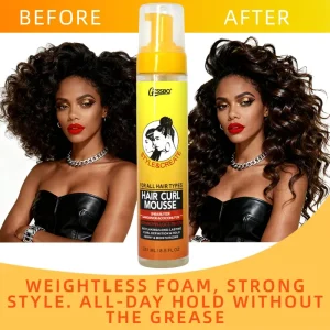 OEM Braid Foam Mousse Moisturizing Curling Hair Styling Wax Multi Purpose Hair Care Tool