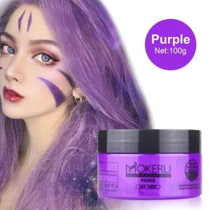 OEM Brand Temporary Clay Cream Paint Wax Hair Dye Styling Party Hair Color Wax