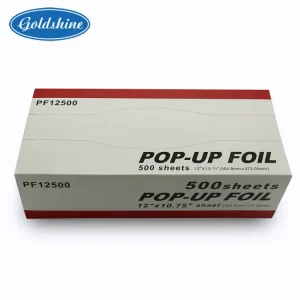 OEM Chocolate Wrapping Aluminum Foil Sheet Pre Cut Paper Sheets Coated Aluminium Foil 801 Soft Disposable for Food 30cm