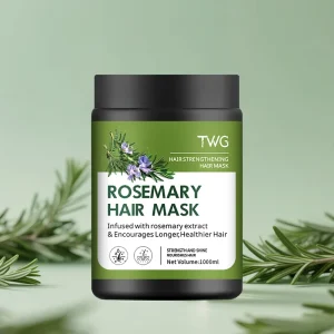 OEM Custom 1000ml Rosemary Hair Repair Mask Anti Split Strengthens & Nourishing Hair Mask Moisturizing Rosemary Hair Mask