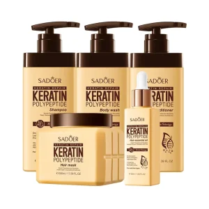 OEM Custom Product Keratin Peptide Hair Perfume Smoothing Shampoo Conditioner