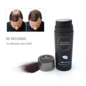 OEM Customizable Unisex Dyed Hair Building Fiber Powder Private Label Viscose Hair Thicken Hair Loss Treatment Hair Extension
