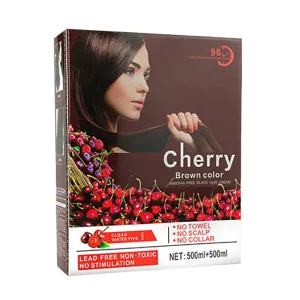OEM Customize Hair Color 500ml*2 Pack Ammonia Free Cherry Hair Color Cream for Women and Men Hair Dye