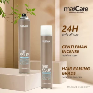 OEM Customized 420ML Strong Hold Styling Conditioning Hair Spray Feature for Curly Dry Frizzy Hair for Texturizing
