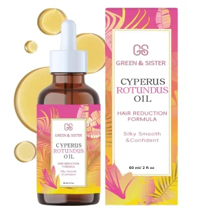 OEM Cypriol Oil Cyperus Rotundus Oil Natural Hair Inhibitor Roll On Essence Slower Growth Serum Body Face Unwanted Hair Removal