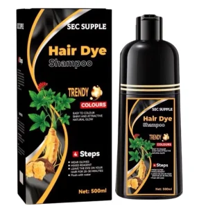 OEM Factory Natural Black Hair Dye Cream Permanent Herbal Instant Hair Color Covers Gray Hair Ammonia Free