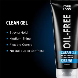 OEM Hair Care Styling Products Strong Hold Medium Shine Shape Hair Clean Gel for Women