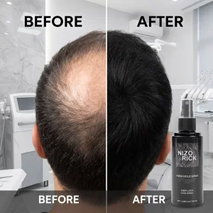 OEM Hair Fiber Lock Spray Strong Hold Water Resistant Fiberhold Lock Mist Thinning Hair Concealer Styling Spray