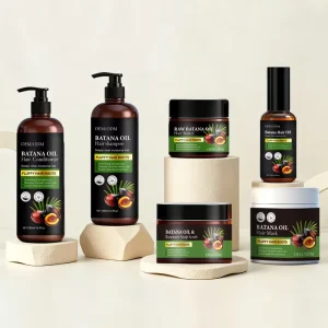 OEM Hair Growth Shampoo and Conditioner Set Batana Oil Anti Hair Loss Treatment