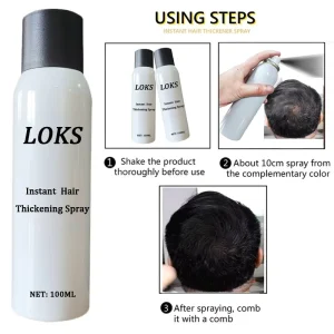 OEM Instant Thickening Hair Styling Powder Spray Barber Keratin Hair Treatment Cover Concealer Hair Building Fibers Spray