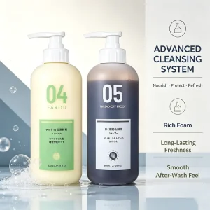 OEM Liquid Sulphate-Free Anti-Dehydration Shampoo and Conditioner Hair Care Set Smoothing Refreshing Hair Repairing for Adults