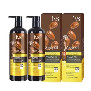 OEM Manufacturer 1000ml Natural Organic Hair Care Products Argan Oil Hair Shampoo and Conditioner Set
