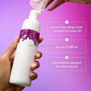 OEM Mousse Long Lasting Strong Hold Hair Mouse Foam Private Label Custom Scented Styling Curly Wig Hair Mousse
