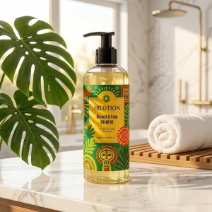 OEM Natural Olive Oil Palm Shampoo Sulfate Free Moisturizing Repair for Dry Frizzy Hair 500ml