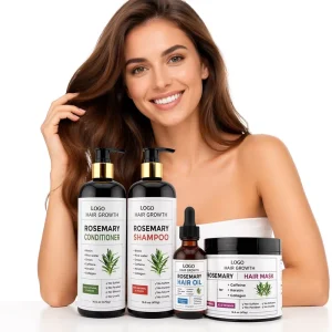 OEM ODM 500ml Moisturizing Shampoo & Conditioner Set Rosemary for Fluffy Hair No Sulfate Cruelty Free Refreshing Hair Care Set