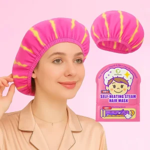 OEM ODM 8 Min Steam Hair Mask with Self Heating Cap Instant Water Glow Hair