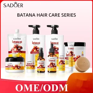 OEM ODM Batana Oil Hair Care Deep Nourishing Anti break Smooth Frizzy Split Ends Shampoo Hair Conditioner Hair Soap