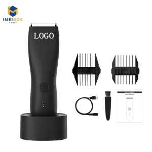 OEM ODM Custom Professional Ceramic Hair Clipper Waterproof LED Light Type-C German Body Groomers Trimmer