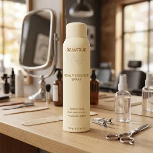 OEM ODM Custom Scalp Essence Oil Spray Herbal Infused Serum Soothing Scalp Health Solution Professional Supply