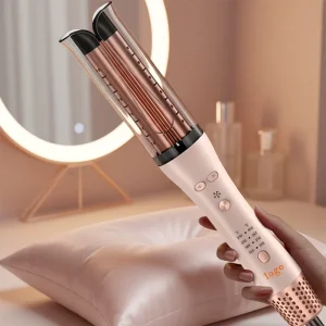 OEM ODM Customized Automatic Ceramic PTC LED Cool Air Curling Portable Electric Hair Curler Entry Level Styling for Hotel Home