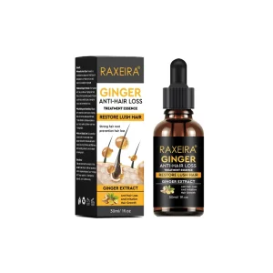 OEM ODM Ginger Essence Hair Growth Oil Regrowth Anti Hair Loss Serum Argan Oil Scalp Care Repair Damaged Hair Serum