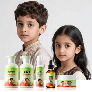 OEM ODM Hair Care Collection Shampoo Conditioner Hair Oil Curl Spray Edge Control Styling System Moisture Repair Hair Care Sets