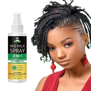 OEM ODM Hair Spray Products 100ml Leave In Conditioner Nourishing Repair Anti Frizz Wig Spray for Human Hair