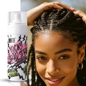 OEM ODM Loc and Braiding Oil Spray Private Label Silkening Mist No Frizz Shine Lock Twists Braids Refresher Spray