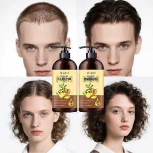 OEM ODM Natural Herbal Rosemary Strengthens Sulfate Free Shampoo and Conditioner Set for Hair Growth