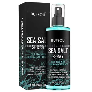 OEM ODM Natural Organic Strong Hold Matte Volumizes Texturizes Beach Hair Styling Sprays Hair Sea Salt Spray