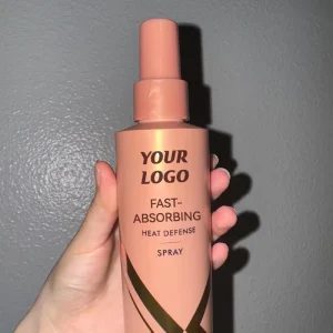 OEM ODM Nourishing Formula Heat Protection Spray Frizz Control Heat Protectant Hair Styling Spray