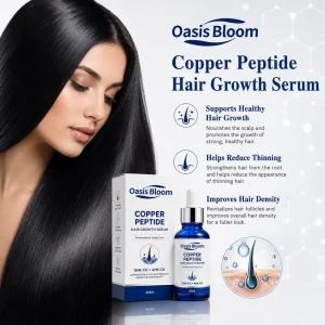 OEM ODM Organic GHK Cu Blue Copper Peptide Shampoo Hair Care Herbal Formula Anti Hair Loss and Promotes New Hair Growth