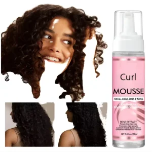 OEM ODM Private Label Define Curls Wrap Custom Foaming Styling Curly Hair Mousse Shine and Jam Gel Mousse for Braids