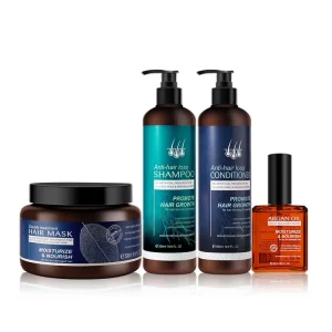 OEM ODM Private Label Organic Hair Growth Shampoo Natural Herbal Thickening Anti Hair Loss Shampoo