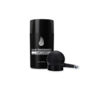 OEM ODM Private Label Organic Vegan Styling Hair Fibre Keratin Powder Spray Applicator Hair Building Fiber