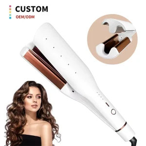 OEM ODM Professional Ceramic 2 Barrel Hair Curler Fast Heat Big Wave Curling Iron Deep Hair Waver Hair Styling Tools