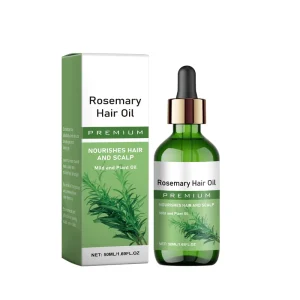 OEM ODM Vegan Strengthens Hair Roots Make Hair Fuller Reduce Breakage Scalp Nourishing Rosemary Hair Oil Serum for All