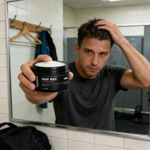 OEM Organic Argan Oil Hair Styling Wax Pomade Strong Hold Hair Care Products for Men Beeswax Texturizing Effect