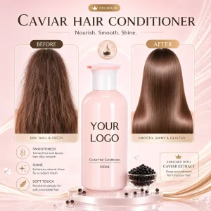 OEM Organic Caviar Hair Conditioner and Treatment Deep Nourishing Anti Frizz Silky Shiny Repair for Dry Dull Hair