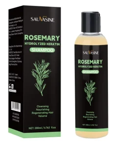 OEM Organic Rosemary Hair Growth Shampoo Natural Thickening Strengthening Shampoo With Hydrolyzed Keratin