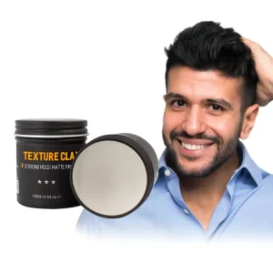 OEM Private Label Custom Design Matte Mud Strong Hold Long Lasting Hair Pomade Hair Paste Clay Cream for Curly & Frizzy Hair