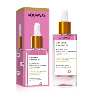 OEM Private Label Hyaluronic Acid Peptites Vanilla Pre Shaving Hair Restoration Serum for Women Hair Care