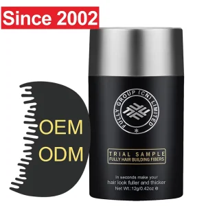 OEM Private Label Manufacturer Wig Hair Powder Fully 2nd Generation Plant Keratin Hair Building Fibers