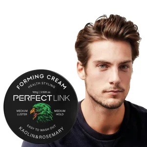 OEM Private Label Medium Hold Shine Free Herbal Texturizing Matte Hair Clay Styling Cream Curly Hair Men Non Greasy Fast Drying