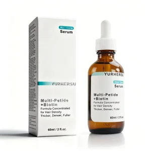 OEM Private Label Peptide Hair Serum With Biotin Caffeine Multi Peptides Hair Loss Treatment for Men & Women Scalp Treatment